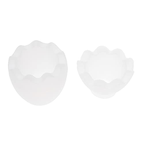 Homoyoyo DIY Silikon Aufbewahrungsbox für Epoxidharz Flexible Seifenformen Schmuckbehälter Eierform Silikonmold Dekorative Box für Schlafzimmer Schreibtisch Einfach zu Reinigen Tragbar von Homoyoyo