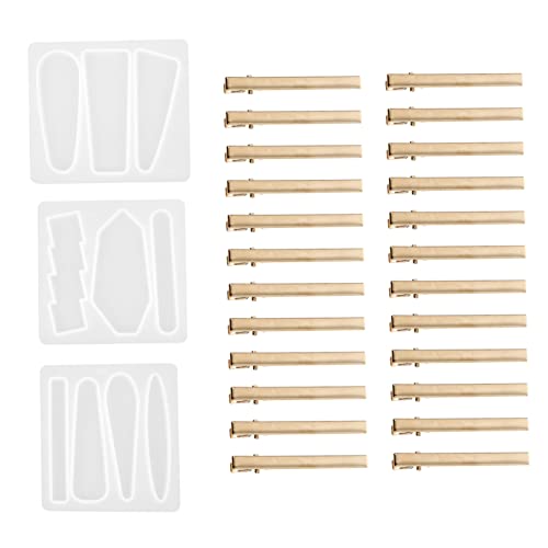 Homoyoyo DIY Silikon Haarspangen Gießform Set Praktische Silikonform für Kreative Haaraccessoires Einfach zu Reinigen für DIY Projekte Homoyoyo DIY Silikon Haarspangen Gießform Set Praktische Silikonform für Kreative Haaraccessoires Einfach zu Reinigen für DIY Projekte von Homoyoyo