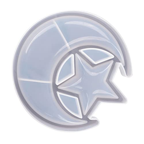 Homoyoyo DIY Silikonform für Sterne und Mond Kreative Aufbewahrungsbox für Epoxidharz Vielseitige Gießform für Bastelprojekte Einfach zu Entformen Hautfreundlich Weiß Homoyoyo DIY Silikonform für Sterne und Mond Kreative Aufbewahrungsbox für Epoxidharz Vielseitige Gießform für Bastelprojekte Einfach zu Entformen Hautfreundlich Weiß von Homoyoyo