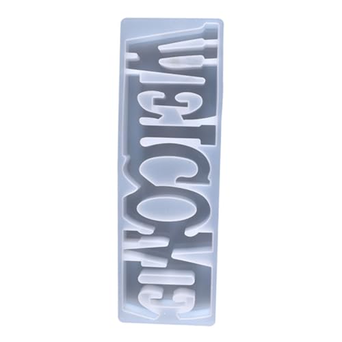 Homoyoyo DIY Silikonformen Für Welcome Schild Gießform Handwerk Zubehör Für Epoxidharz Tischdekoration Und Türschilder Silikonform Für Bastelprojekte von Homoyoyo