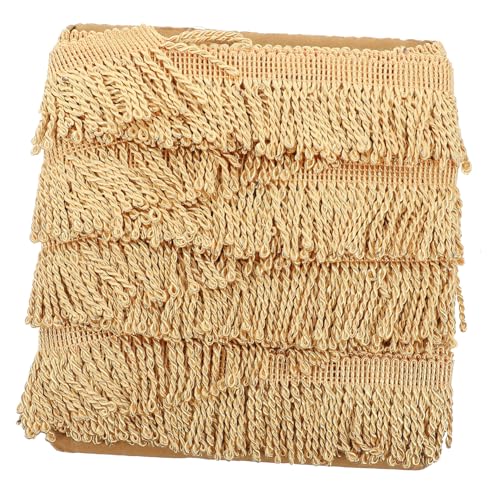 Homoyoyo Dekorative Vorhang Fransenborte Polyester DIY Zuschneidbar für Gardinen Sofas Kissen Lampenschirme Heimdeko Vielseitig Verwendbar von Homoyoyo