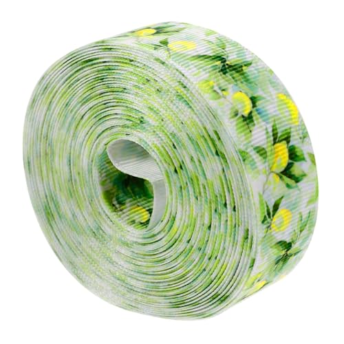 Homoyoyo Dekoratives Stoffband mit Blumenmuster Breit Lang Langlebiges Geschenkband für Geschenkverpackung und Partydekoration Leicht Zuschneidbar Festliche DIY Geschenkband Girlande Homoyoyo Dekoratives Stoffband mit Blumenmuster Breit Lang Langlebiges Geschenkband für Geschenkverpackung und Partydekoration Leicht Zuschneidbar Festliche DIY Geschenkband Girlande von Homoyoyo