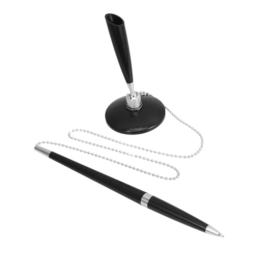 Homoyoyo Desktop Signaturstift Mit Kette Sie Kugelschreiber Für Hotels Tischplatte Für Professionelle Unterschriften Und Dokumente von Homoyoyo