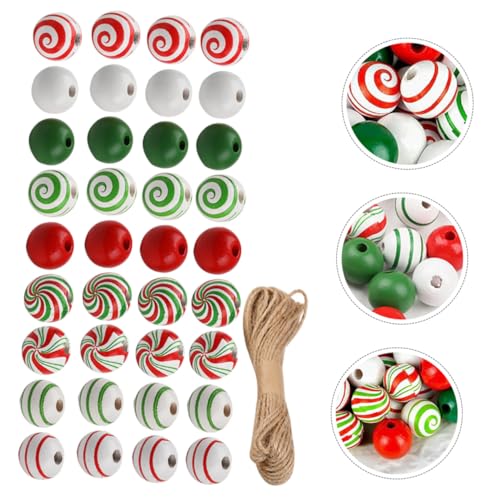 Homoyoyo Diy Bunte Holzperlen Juteband Farbenfrohe Abstandshalter Perlen Holz Schmuckherstellung Armband Kette Charms für Weihnachtsbaum Deko und Kreative Handarbeiten Homoyoyo Diy Bunte Holzperlen Juteband Farbenfrohe Abstandshalter Perlen Holz Schmuckherstellung Armband Kette Charms für Weihnachtsbaum Deko und Kreative Handarbeiten von Homoyoyo