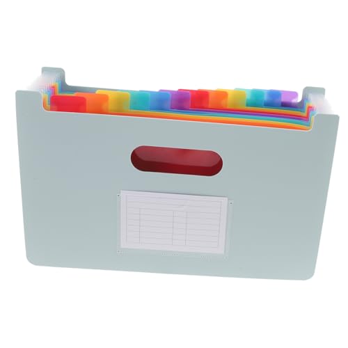 Homoyoyo Dokumenten Organizer Expanding File Folder Für Quittungen Und Bürodokumente Großer Aktenordner Ohne Deckel Rauchblau Für Büro Und Zuhause Homoyoyo Dokumenten Organizer Expanding File Folder Für Quittungen Und Bürodokumente Großer Aktenordner Ohne Deckel Rauchblau Für Büro Und Zuhause von Homoyoyo