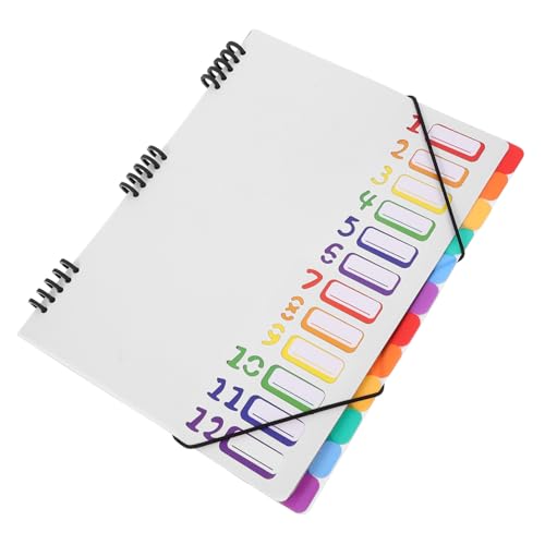 Homoyoyo Dokumentenmappe mit Fächern und Ringmechanik Großer Fassungsvermögen Robuster PP Ordner mit Registerkarten Leichter Tragbarer Aktenordner zum Dokumente Organisieren für Büro und Homoyoyo Dokumentenmappe mit Fächern und Ringmechanik Großer Fassungsvermögen Robuster PP Ordner mit Registerkarten Leichter Tragbarer Aktenordner zum Dokumente Organisieren für Büro und von Homoyoyo