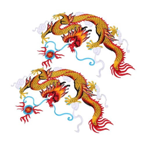 Homoyoyo Dragon Iron Patches Chinesischer Stickerei Applikation Langlebige Asiatische Drachen Motive zum Aufbügeln für Kleidung Traditionelle Dekorative Patches für Cheongsam und Jacken Homoyoyo Dragon Iron Patches Chinesischer Stickerei Applikation Langlebige Asiatische Drachen Motive zum Aufbügeln für Kleidung Traditionelle Dekorative Patches für Cheongsam und Jacken von Homoyoyo
