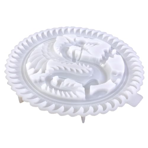 Homoyoyo Dragon Silikonform für Epoxidharz Drachenprägung Platte Gießform für DIY Bastelarbeiten Langlebig und Flexibel für Dekorative Ornamente und Kunsthandwerk von Homoyoyo