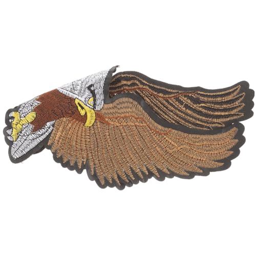 Homoyoyo Eagle Sew Patch für Kleidung Großes Besticktes Applikations Patch für Jeans Taschen und DIY Projekte Einfache Anwendung Waschbar und Langlebig von Homoyoyo