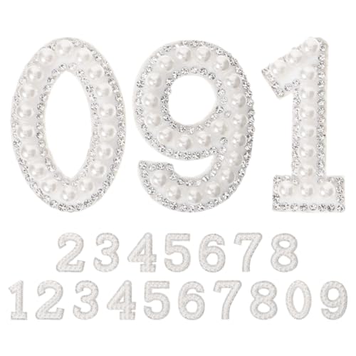 Homoyoyo Einzigartige DIY Bügelbilder 20 Stück Strass Perlen Set Stilvolle Applikationen für Kleidung Schuhe und Taschen von Homoyoyo