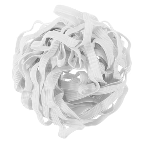 Homoyoyo Elastisches Weißes Gummiband für Kleidung Flach zum Nähen Dehnbar Langlebig Hautfreundlich für DIY Unterwäsche und Textilprojekte Homoyoyo Elastisches Weißes Gummiband für Kleidung Flach zum Nähen Dehnbar Langlebig Hautfreundlich für DIY Unterwäsche und Textilprojekte von Homoyoyo