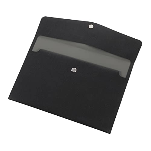 Homoyoyo Eleganter Dokumentenhalter Aus Leder Für A4-Unterlagen – Stilvolle Aktentasche Für Quittungen - Verträge Und Schulakten – Praktischer Aktenordner Zur Optimalen Aufbewahrung Und von Homoyoyo