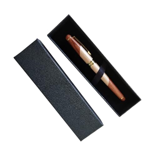 Homoyoyo Eleganter Holzstift Set mit Schwarzer Geschenkbox Schlanker Leichter Füllfederhalter für Büro und Schule Hochwertige Schreibgeräte als Stilvolles für Damen und Homoyoyo Eleganter Holzstift Set mit Schwarzer Geschenkbox Schlanker Leichter Füllfederhalter für Büro und Schule Hochwertige Schreibgeräte als Stilvolles für Damen und von Homoyoyo