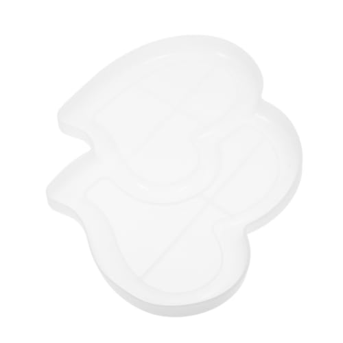 Homoyoyo Epoxidform Schlüsselanhängerform Aus Kunstharz Silikonschale Formen Für Harz Herz-epoxid-silikonformen Herzform Aus Silikon Silikonformen Für Epoxidharz Weiß Kieselgel von Homoyoyo