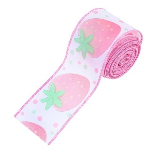 Homoyoyo Erdbeer Geschenkband Yards Breites Ripsband für Diy Projekte und Bastelarbeiten mit Süßem Erdbeer für und Dekoration Homoyoyo Erdbeer Geschenkband Yards Breites Ripsband für Diy Projekte und Bastelarbeiten mit Süßem Erdbeer für und Dekoration von Homoyoyo