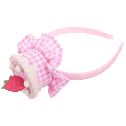 Homoyoyo Erdbeerkuchen-Stirnband Stilvoll trendiges Stirnband für Teenager schön Erdbeere Party süß Stirnbänder Mädchen Stirnbänder für Mädchen Stoff Rosa Homoyoyo Erdbeerkuchen-Stirnband Stilvoll trendiges Stirnband für Teenager schön Erdbeere Party süß Stirnbänder Mädchen Stirnbänder für Mädchen Stoff Rosa von Homoyoyo