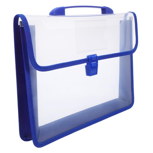Homoyoyo Erweiterbare Wasserdichte Dokumententasche mit Knopfverschluss und Tragegriff Transparenter Kunststoff-organizer mit Robusten Canvas-kanten Reißfestes Tragbares Aktenfolder für Homoyoyo Erweiterbare Wasserdichte Dokumententasche mit Knopfverschluss und Tragegriff Transparenter Kunststoff-organizer mit Robusten Canvas-kanten Reißfestes Tragbares Aktenfolder für von Homoyoyo