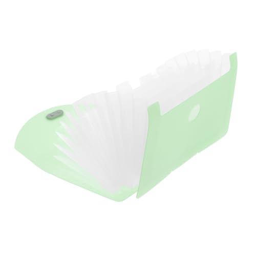 Homoyoyo Erweiterbarer Fächermappe aus Langlebigem Fächer Großer Dokumentenordner für Büro Schule und Zuhause Sicherer Verschluss Tragbarer Accordion File Organizer in Grün Homoyoyo Erweiterbarer Fächermappe aus Langlebigem Fächer Großer Dokumentenordner für Büro Schule und Zuhause Sicherer Verschluss Tragbarer Accordion File Organizer in Grün von Homoyoyo