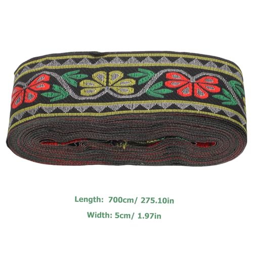 Homoyoyo Ethnisches Jacquardband Polyester Dekoratives DIY Band für Kleidung Taschen Schuhe Vielseitig Weich Langlebig Fein Gearbeitet für Basteln und Zubehör Homoyoyo Ethnisches Jacquardband Polyester Dekoratives DIY Band für Kleidung Taschen Schuhe Vielseitig Weich Langlebig Fein Gearbeitet für Basteln und Zubehör von Homoyoyo