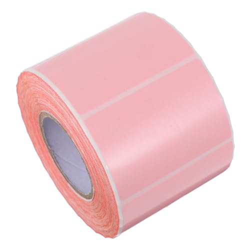 Homoyoyo Etiketten Aus Thermopapier Aufkleberpapier Klebrig Thermal- Mehrfarbig Etikettenpapier Für Drucker Etiketten Für Thermodrucker Leer Aufkleber Beschriftungen Name Rosa von Homoyoyo