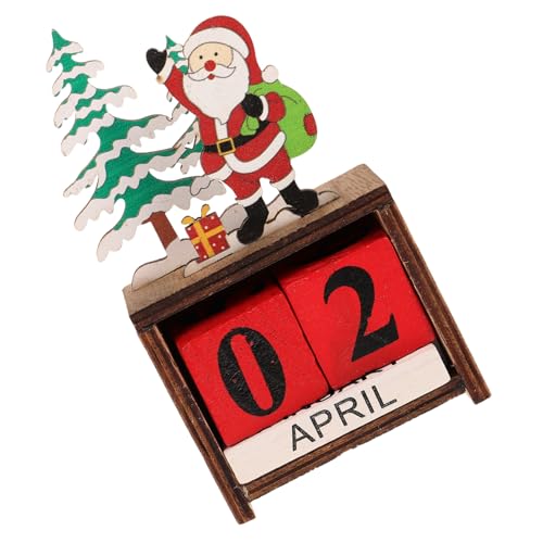 Homoyoyo Ewiger Adventskalender Aus Holz – Tischdeko Mit Festlicher -Dorfhaus-Verzierung Für Besinnliche Weihnachtsfeiern Und Als Besonderes Für Die Feiertage von Homoyoyo