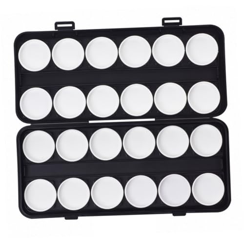 Homoyoyo Fächer Farbmischpalette aus Robustem Abs Praktische Nagelkunst Mischpalette und Aquarellfarbenpalette für Künstler und Nail Art Platzsparend Tragbar Vielseitig für Wasserfarben Homoyoyo Fächer Farbmischpalette aus Robustem Abs Praktische Nagelkunst Mischpalette und Aquarellfarbenpalette für Künstler und Nail Art Platzsparend Tragbar Vielseitig für Wasserfarben von Homoyoyo