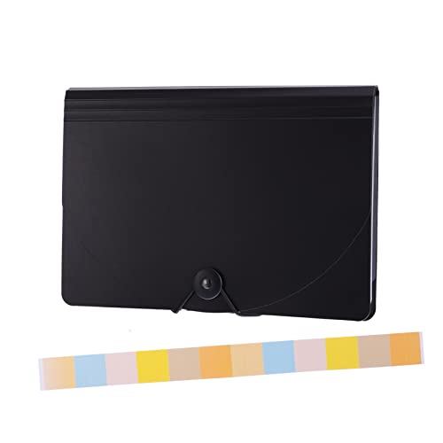 Homoyoyo Fächermappe Fächer Dokumentenmappe mit Sicherem Verschluss Robuster Kunststoff Organizer für Büro und Zuhause Erweiterbarer Folder für Quittungen und Dokumente von Homoyoyo