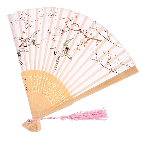Homoyoyo Faltbarer Handfächer aus Vintage Stil Leichter Chinesischer Tanzfächer für Hochzeit Party Handgefertigter Retro Fächer Tragbarer Uv Schutz für Damen und Herren Homoyoyo Faltbarer Handfächer aus Vintage Stil Leichter Chinesischer Tanzfächer für Hochzeit Party Handgefertigter Retro Fächer Tragbarer Uv Schutz für Damen und Herren von Homoyoyo