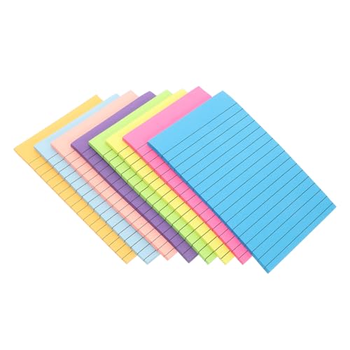 Homoyoyo Farben Memo Pads mit Linierten Wiederablösbaren Haftnotizen Tragbare Bunte Klebezettel für Büro Schule und Zuhause Praktische Notizblöcke für Erinnerungen Homoyoyo Farben Memo Pads mit Linierten Wiederablösbaren Haftnotizen Tragbare Bunte Klebezettel für Büro Schule und Zuhause Praktische Notizblöcke für Erinnerungen von Homoyoyo
