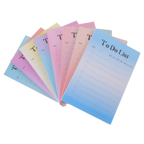 Homoyoyo Farbenfrohe Haftnotizen Selbstklebende Notizblöcke aus Fluoreszierendem Memo Pads für Schule und Büro für Notizen und Erinnerungen von Homoyoyo