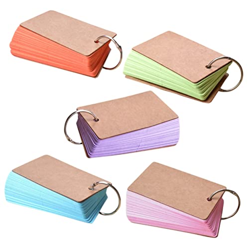 Homoyoyo Farbige Notizkarten Mit Eisenring Leere Blanko Karteikarten Und Praktische Memo Pads Für Schule Büro Und Lernen Homoyoyo Farbige Notizkarten Mit Eisenring Leere Blanko Karteikarten Und Praktische Memo Pads Für Schule Büro Und Lernen von Homoyoyo