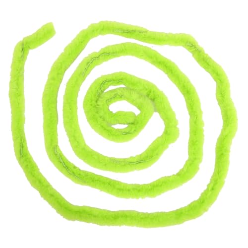 Homoyoyo Faux Fur Strapazierfähiges Plüschband für Diy Weihnachtsdekoration Grün für Kleidung Kostüme und Handwerksprojekte Zuschneidbar und Farbecht von Homoyoyo
