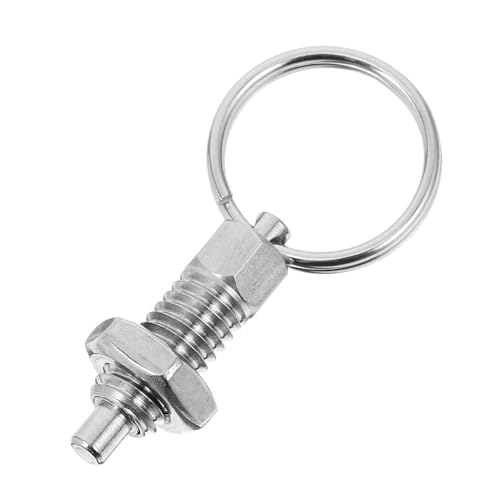 Homoyoyo Federstift Positionierer Anhängerteile Hebetürverschlüsse Für Nutzanhänger Schweißriegel Ringgriff-sicherungsstift Anhängertorscharnier Federentriegelung Silber Rostfreier Stahl Homoyoyo Federstift Positionierer Anhängerteile Hebetürverschlüsse Für Nutzanhänger Schweißriegel Ringgriff-sicherungsstift Anhängertorscharnier Federentriegelung Silber Rostfreier Stahl von Homoyoyo