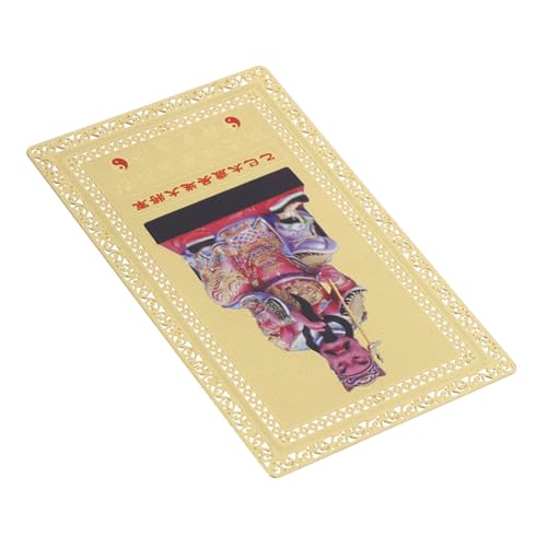 Homoyoyo Feng Shui Tai Sui Amulettkarte Glücksbringer für Chinesische Neujahr Tragbar und Elegant für Wohlstand und Glück Homoyoyo Feng Shui Tai Sui Amulettkarte Glücksbringer für Chinesische Neujahr Tragbar und Elegant für Wohlstand und Glück von Homoyoyo