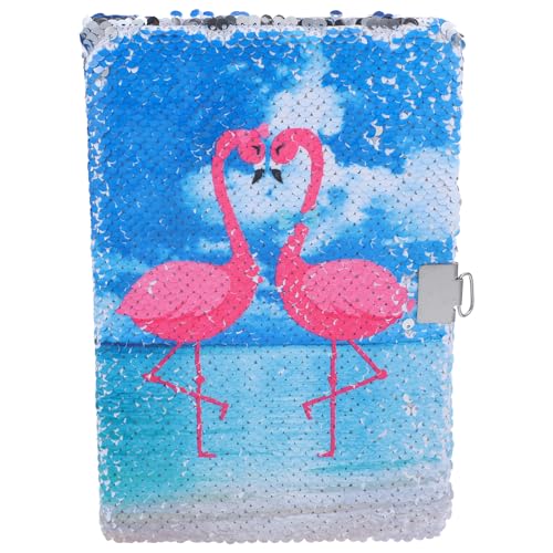 Homoyoyo Flamingo Notizbuch mit Wendepailletten Kreatives Dekoratives Notizbuch für Multifunktionales Tagebuch für Ideen und Pläne Perfektes für Verschiedene Anlässe von Homoyoyo