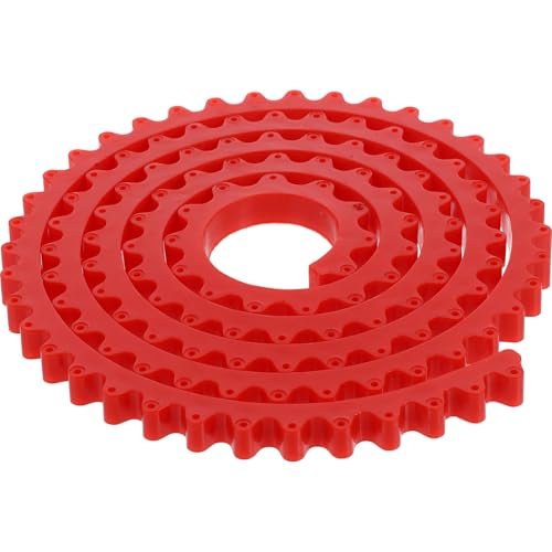 Homoyoyo Flexible Kurvenschablone für Holzbearbeitung Verstellbarer Profilierungsstreifen mit Zahnradantrieb für Komplexe Formen Präzise Übertragung von Mustern für DIY Projekte und von Homoyoyo