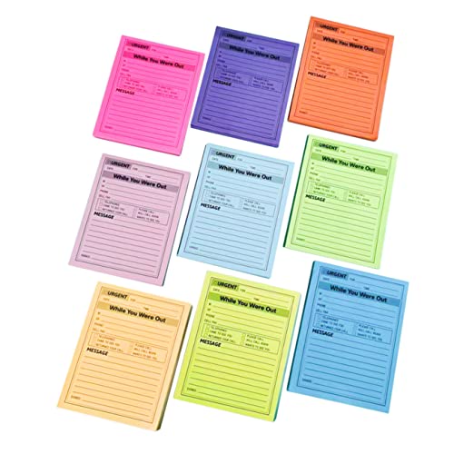 Homoyoyo Fluoreszierende Haftnotizen Liste tragbare Notizaufkleber Täglicher Notizblock Beachten Sie Pads Notizblöcke Memo-Aufkleber für den Haushalt kompakte Memo-Sticker Papier Bunt von Homoyoyo
