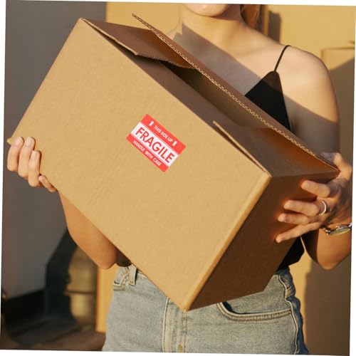Homoyoyo Fragile Versandaufkleber Selbstklebend Warnhinweis Zerbrechlich Verpackung Versandkartons Geeignet für Umzug und Lagerung Homoyoyo Fragile Versandaufkleber Selbstklebend Warnhinweis Zerbrechlich Verpackung Versandkartons Geeignet für Umzug und Lagerung von Homoyoyo