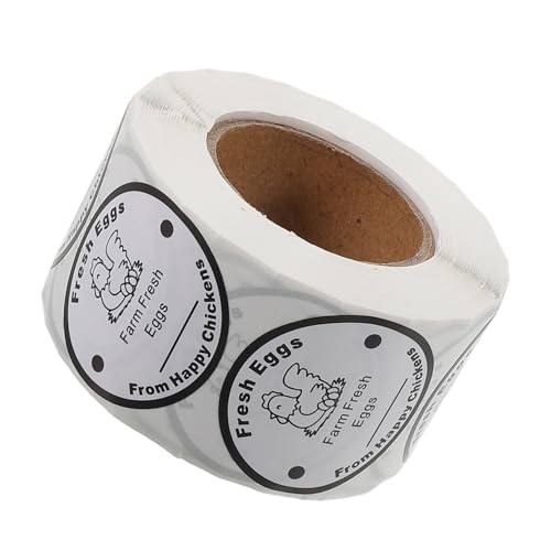 Homoyoyo Frische Eierkarton Aufkleber Beschreibbar Selbstklebend für Verpackung Hühner Etiketten Sicher Sauber für Frische Eier Verpackung Homoyoyo Frische Eierkarton Aufkleber Beschreibbar Selbstklebend für Verpackung Hühner Etiketten Sicher Sauber für Frische Eier Verpackung von Homoyoyo