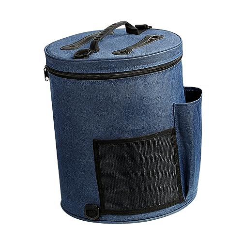 Homoyoyo Garn Tragetasche Oxford Organizer Mit Praktischem Design Robuste Einkaufstasche Für Strick Und Häkelzubehör Langlebiger Aufbewahrungsbeutel von Homoyoyo