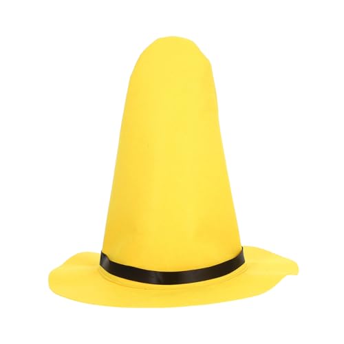 Homoyoyo Gelber Filz Hexenhut Halloween Dickes Weiches Material Faltbar Vielseitiges Party und Cosplay Accessoire für Erwachsene Auffällige Dekoration für Kostümfeste und Feiern Homoyoyo Gelber Filz Hexenhut Halloween Dickes Weiches Material Faltbar Vielseitiges Party und Cosplay Accessoire für Erwachsene Auffällige Dekoration für Kostümfeste und Feiern von Homoyoyo