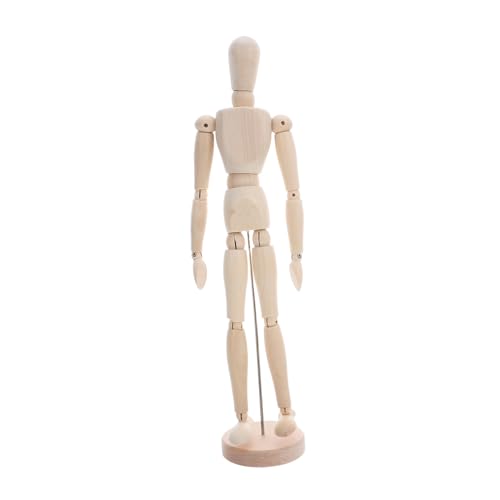 Homoyoyo Gelenk-holzfigur Künstler-Puppe mit Flexiblem Gelenk DIY Modell für Zeichnen Malen und Wohnraumdekoration Ideal für Künstler und Hobbyisten von Homoyoyo