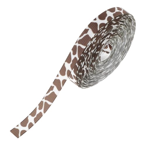 Homoyoyo Giraffenmuster Polyester Ripsband Breit Vielseitiges DIY Geschenkband für Partydekorationen Angenehm und Langlebig für Schleifen Haaraccessoires und Bastelprojekte Homoyoyo Giraffenmuster Polyester Ripsband Breit Vielseitiges DIY Geschenkband für Partydekorationen Angenehm und Langlebig für Schleifen Haaraccessoires und Bastelprojekte von Homoyoyo