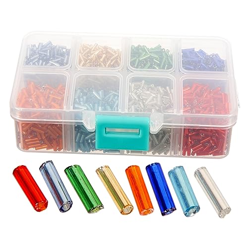 Homoyoyo Glasperlen Mischfarbene Abstandshalterperlen für DIY Schmuckherstellung für Armbänder Halsketten und Handarbeiten von Homoyoyo