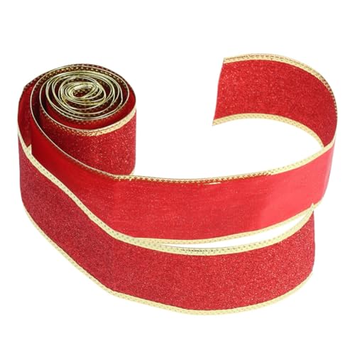 Homoyoyo Glitzerndes Weihnachtsband Glitzerpulver und Samtstoff Dekoratives Schmuckband für Weihnachtsbaum Diy Basteln Hochzeit Haarschleifen Festliche Tischdeko Rote Farbausführung Homoyoyo Glitzerndes Weihnachtsband Glitzerpulver und Samtstoff Dekoratives Schmuckband für Weihnachtsbaum Diy Basteln Hochzeit Haarschleifen Festliche Tischdeko Rote Farbausführung von Homoyoyo