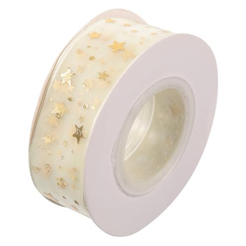 Homoyoyo Goldfarbenes Stern Motiv Geschenkband aus Hochwertigem Dekoratives Schleifenband für Geschenkverpackung Vielseitig Einsetzbar für DIY Bastelprojekte und Festliche Dekorationen Homoyoyo Goldfarbenes Stern Motiv Geschenkband aus Hochwertigem Dekoratives Schleifenband für Geschenkverpackung Vielseitig Einsetzbar für DIY Bastelprojekte und Festliche Dekorationen von Homoyoyo