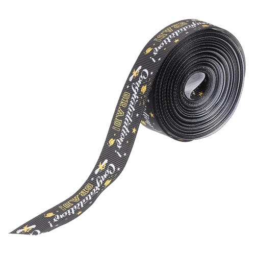 Homoyoyo Graduierungs Geschenkband Polyester Breit DIY Bastelband für Schleifen Hochzeit Partydekoration Strapazierfähig und Farbecht für Blumenarrangements und Verpackungen von Homoyoyo