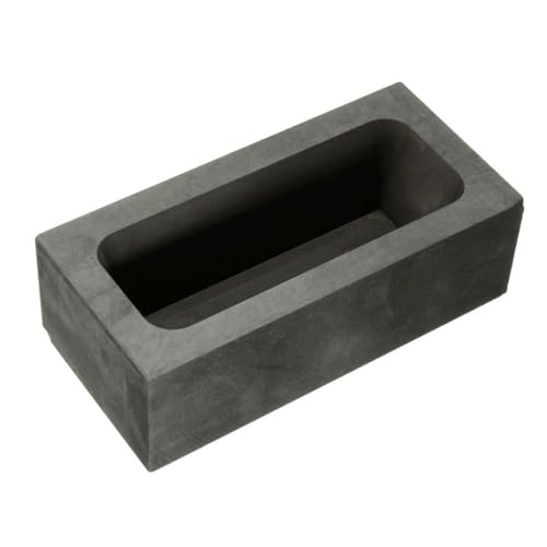 Homoyoyo Graphit Barrenform Gießform für Gold Silber Nichteisenmetalle Schmelzform mit Hoher Wärmeleitfähigkeit und Korrosionsbeständigkeit für Labor und Veredelung von Homoyoyo