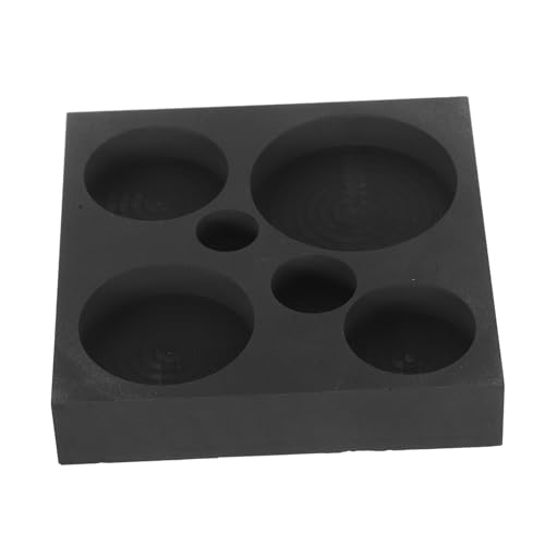 Homoyoyo Graphit Formgießform mit Ölrillen Hitzebeständiger Gussform Ingot für Präzises Schmelzen und Raffinieren von Gold Silber Aluminium Kupfer und Messing Professionelle Metallgießform von Homoyoyo