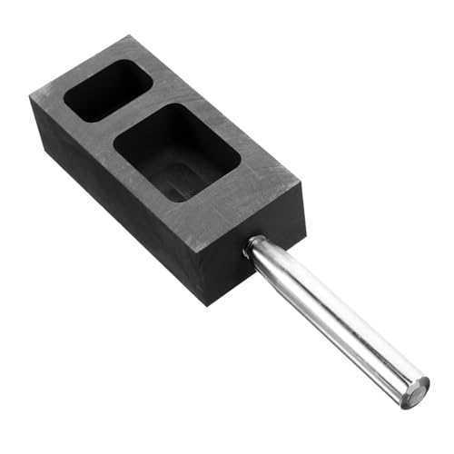 Homoyoyo Graphit Gießform für Gold Silber Kupfer Schmelzen Barrenform mit Doppelkammer Langlebig und Wiederverwendbar für Metallgießen und Laboranwendungen Homoyoyo Graphit Gießform für Gold Silber Kupfer Schmelzen Barrenform mit Doppelkammer Langlebig und Wiederverwendbar für Metallgießen und Laboranwendungen von Homoyoyo
